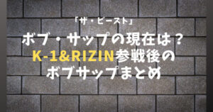 ボブサップの現在の強さは？K-1やRIZIN参戦後はブレイキングダウン9に参戦！